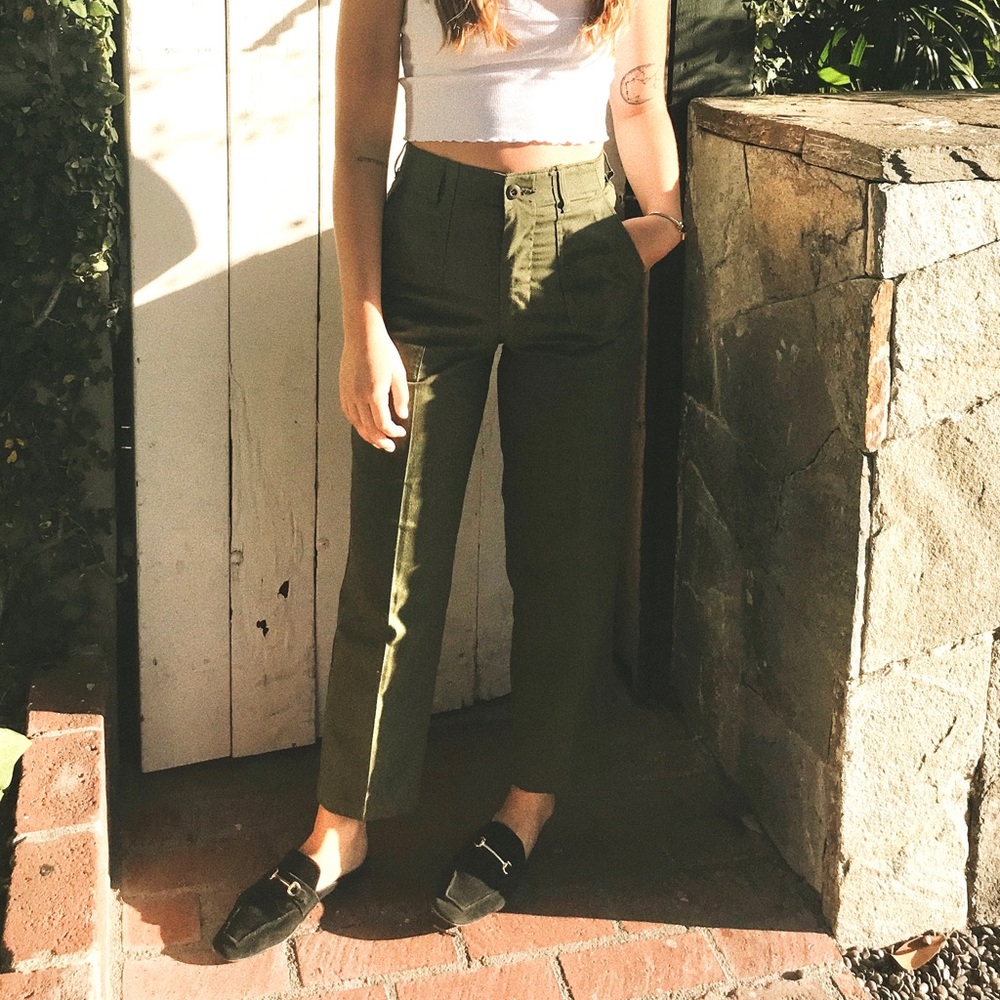 Brandy Melville / John Galt Green Utility Pant